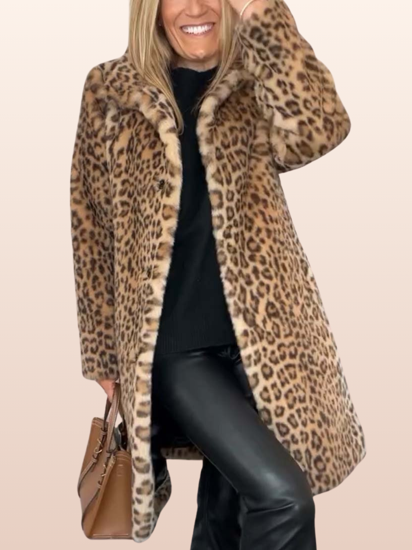 Graciella | Luxe Leopardfrakk