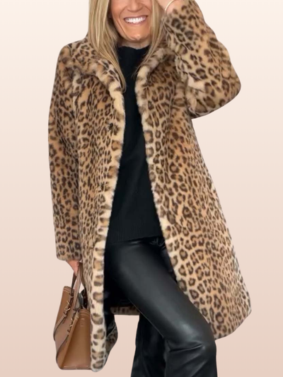 Graciella | Luxe Leopardfrakk