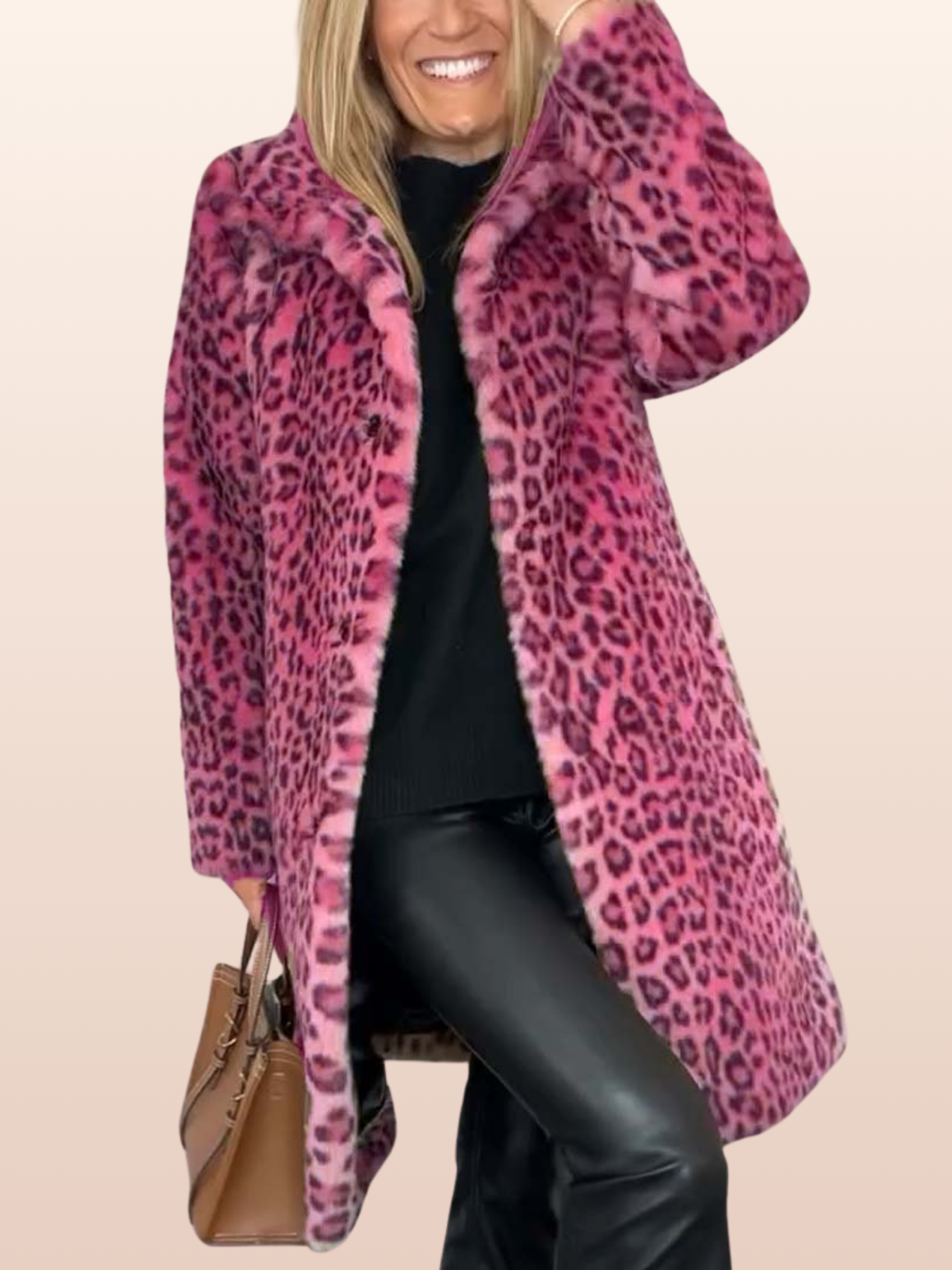 Graciella | Luxe Leopardfrakk
