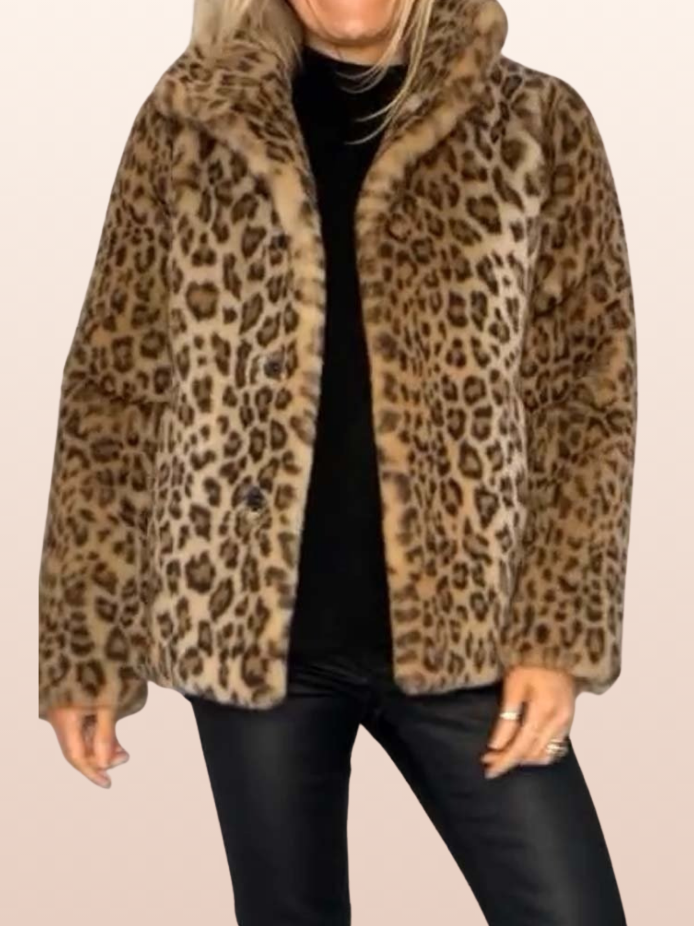 Graciella | Luxe Leopardfrakk